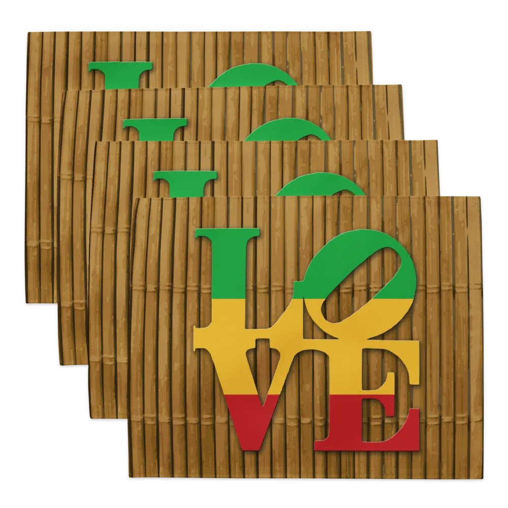 Rasta Love Placemats (Set of 4) product image (6)