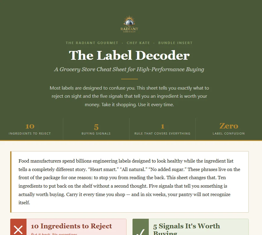 The Label Decoder Cheat Sheet product image (2)