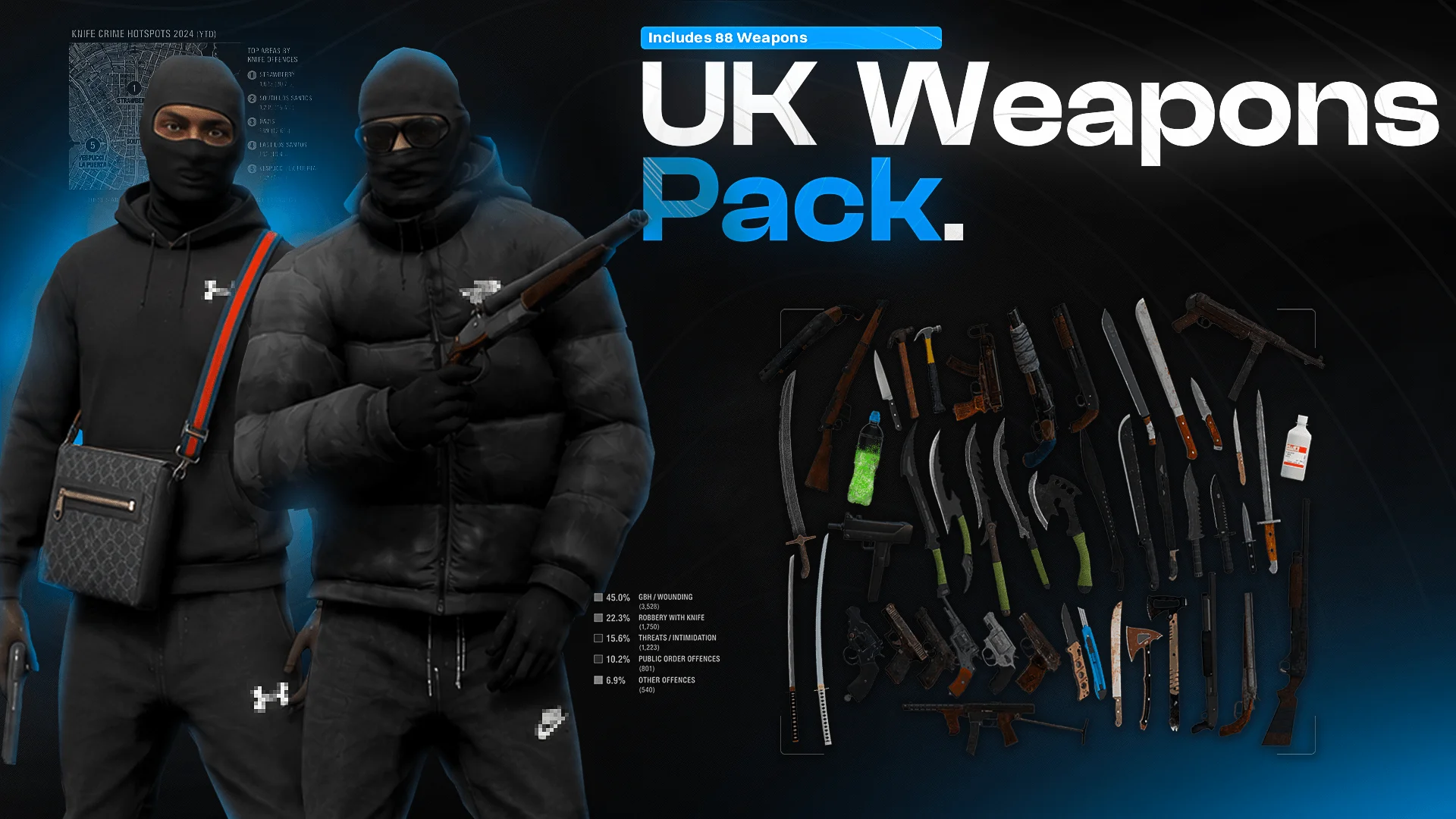 Fivem UK Weapon Pack | Custom Weapons for FiveM Servers [ESX, QBOX, QBCORE] product image (5)