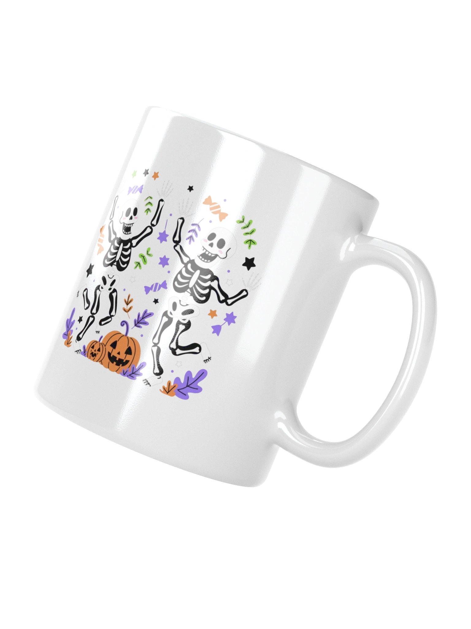 Dancing Skeleton Halloween Fun Coffee Mug product image (11)