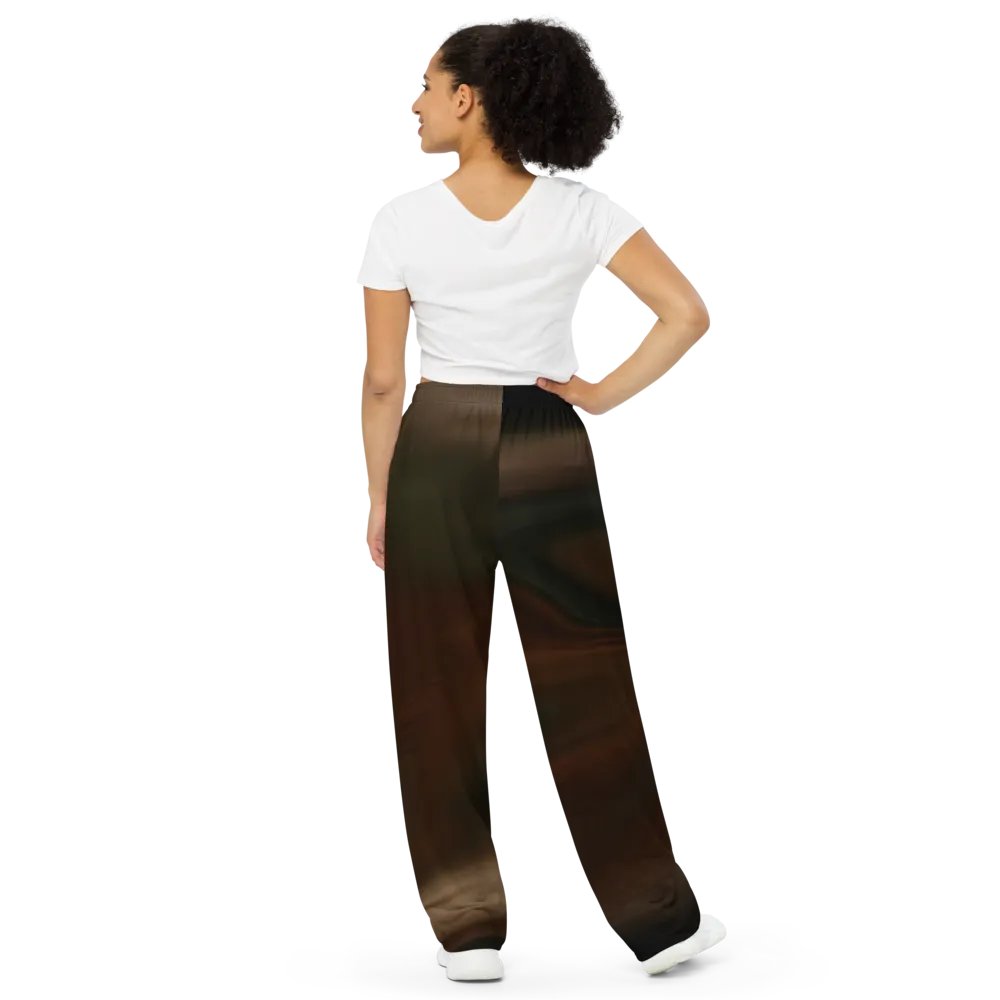 Camouflage Pattern Unisex Wide Leg Pants | Camo Pattern Pants product image (5)