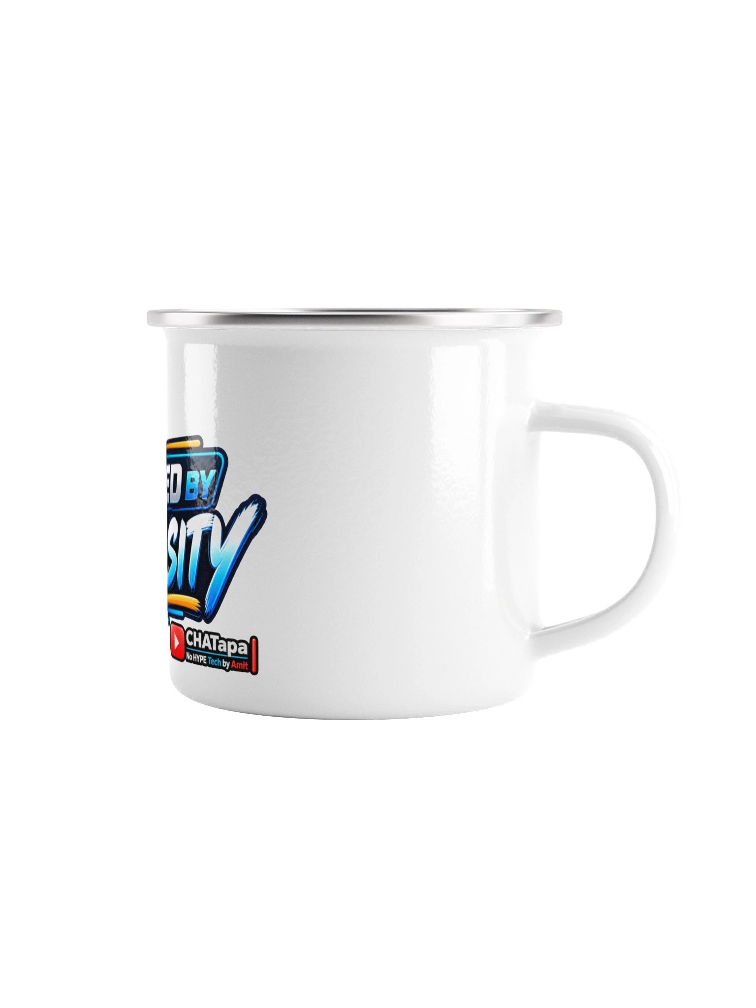 Powered by Curiosity – CHATapa Mug product image (3)