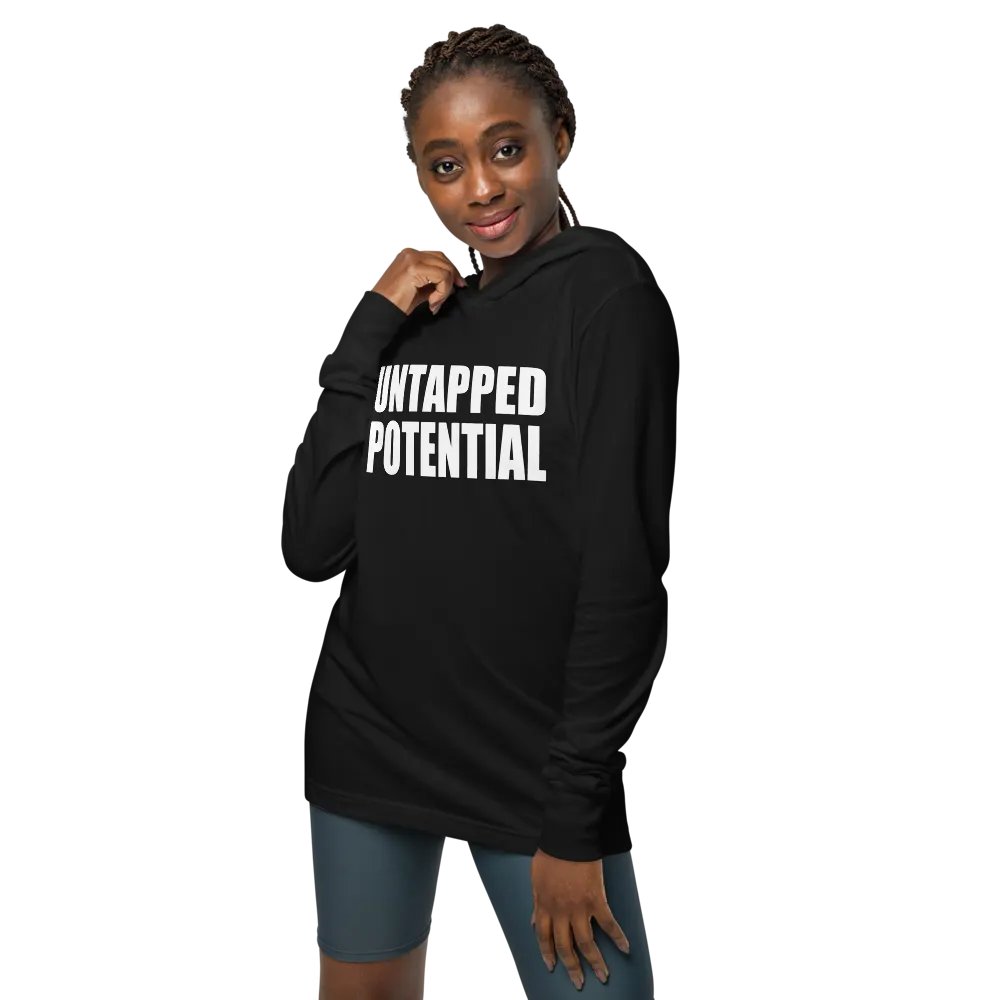 Untapped Potential Hooded T-shirt product image (6)