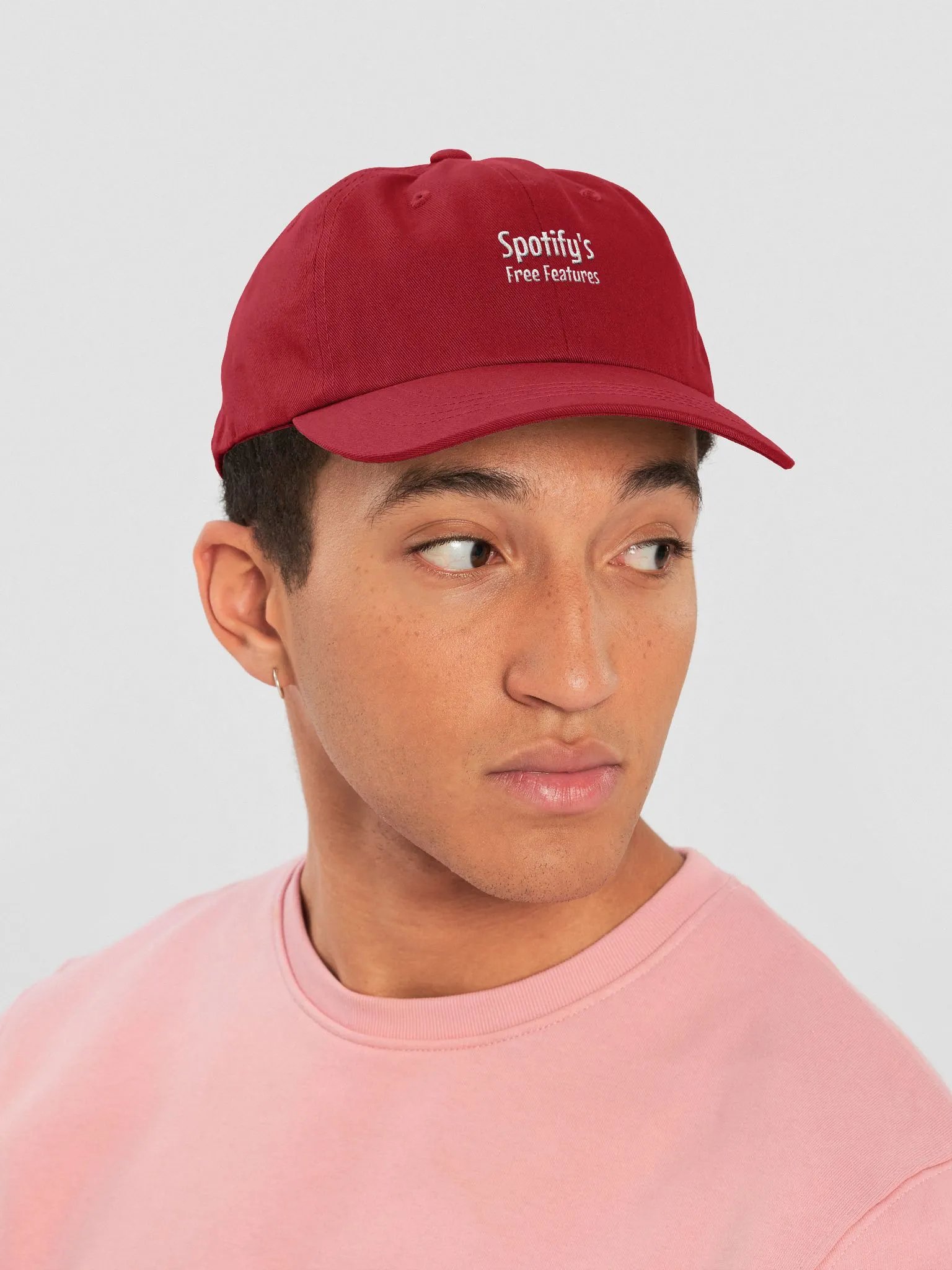 Spotify's Free Features - White ( Dad Hat ) product image (14)