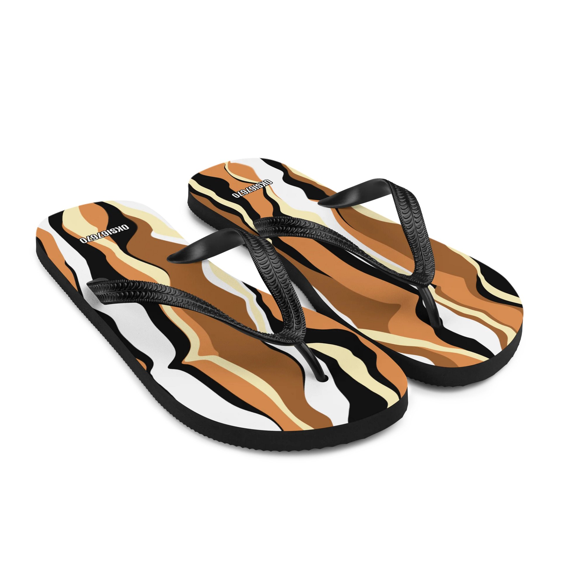 Undulating Stripes Custom Flip-Flops product image (7)