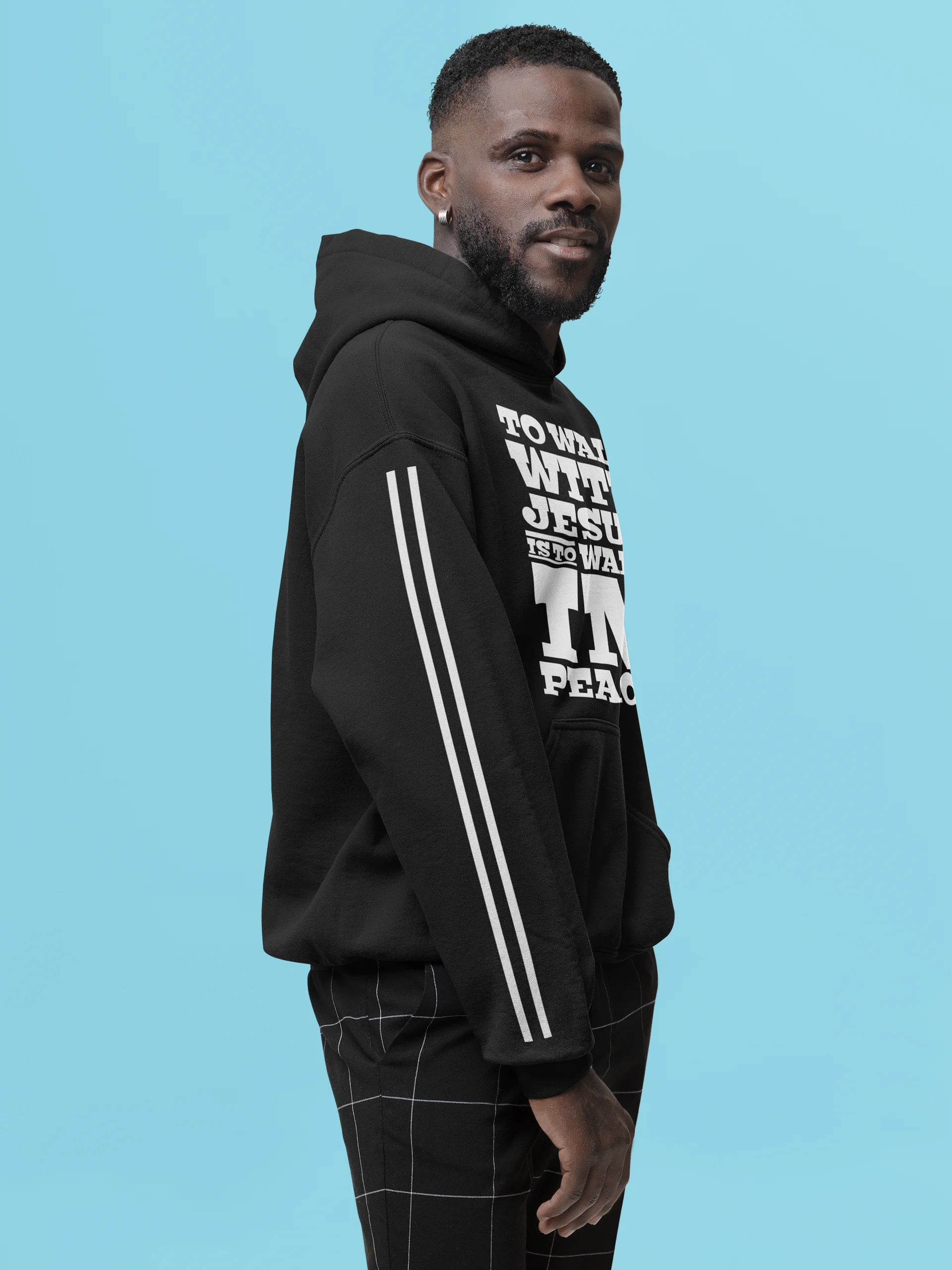 To Walk With Jesus Is To Walk In Peace Hoodie product image (2)