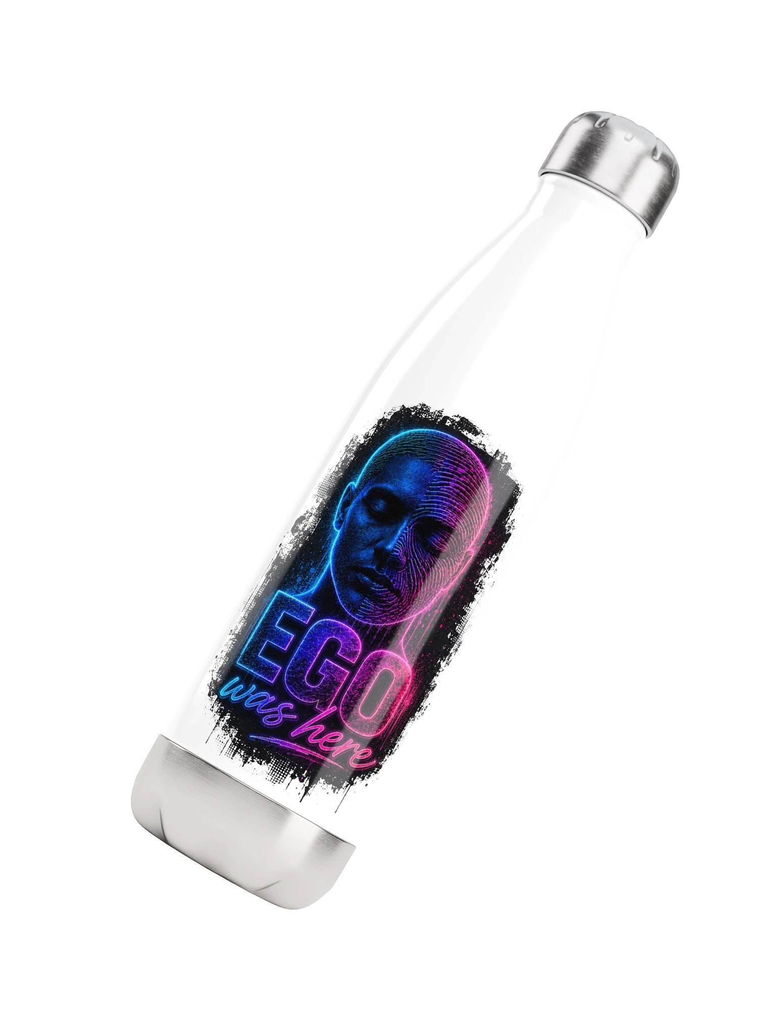 Neon Portrait Stainless Steel Water Bottle product image (4)