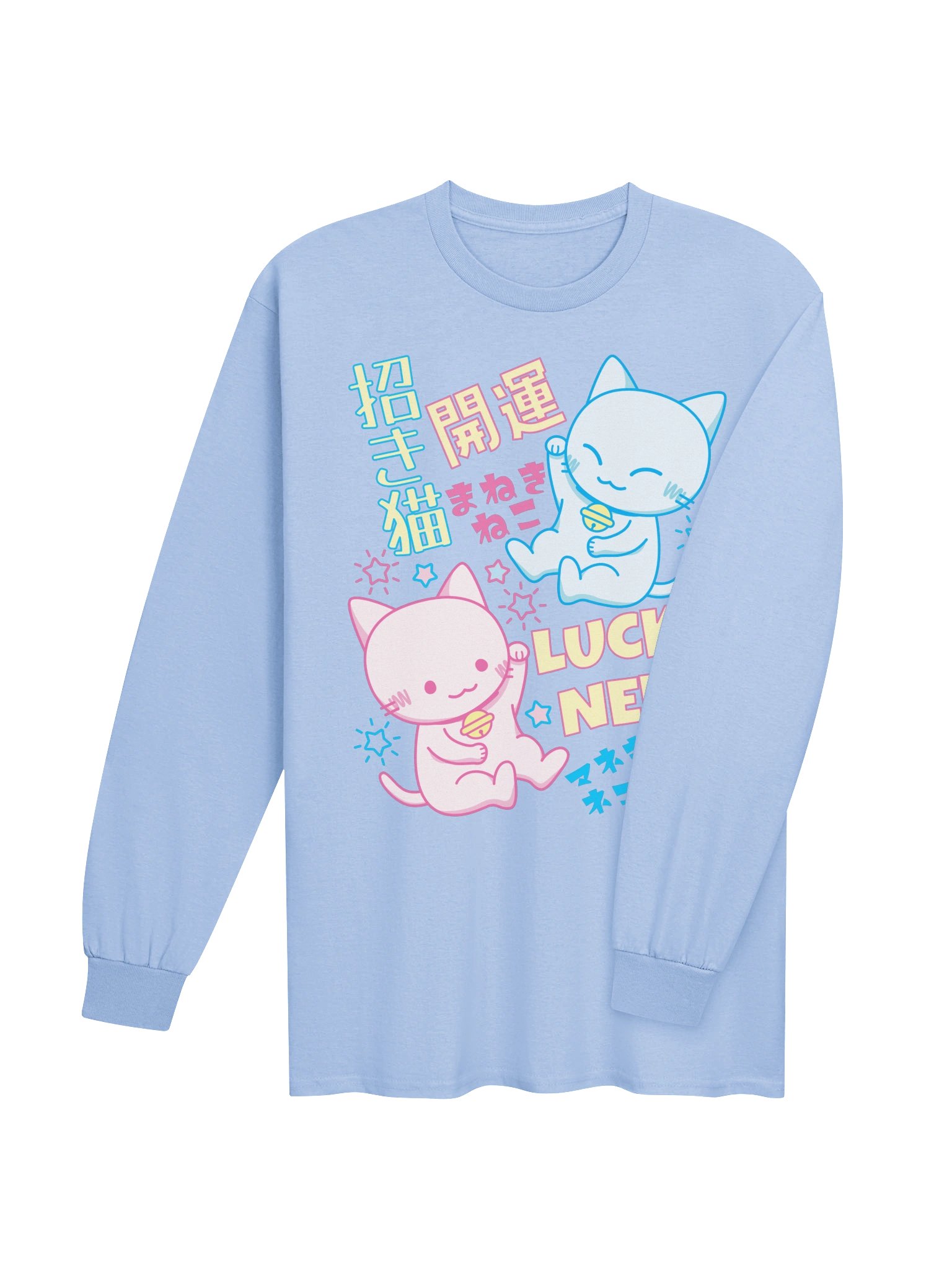 Lucky Charm Cat - Unisex Adult Long Sleeve T-shirt product image (3)