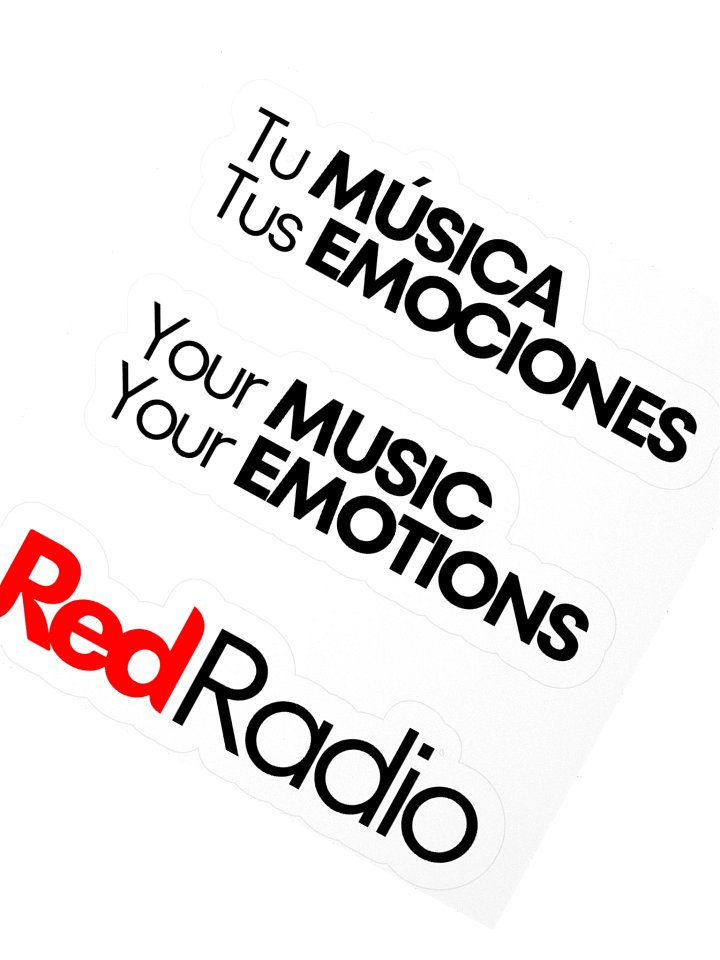 RedRadio Stickers (with English and Spanish Tagline) product image (4)