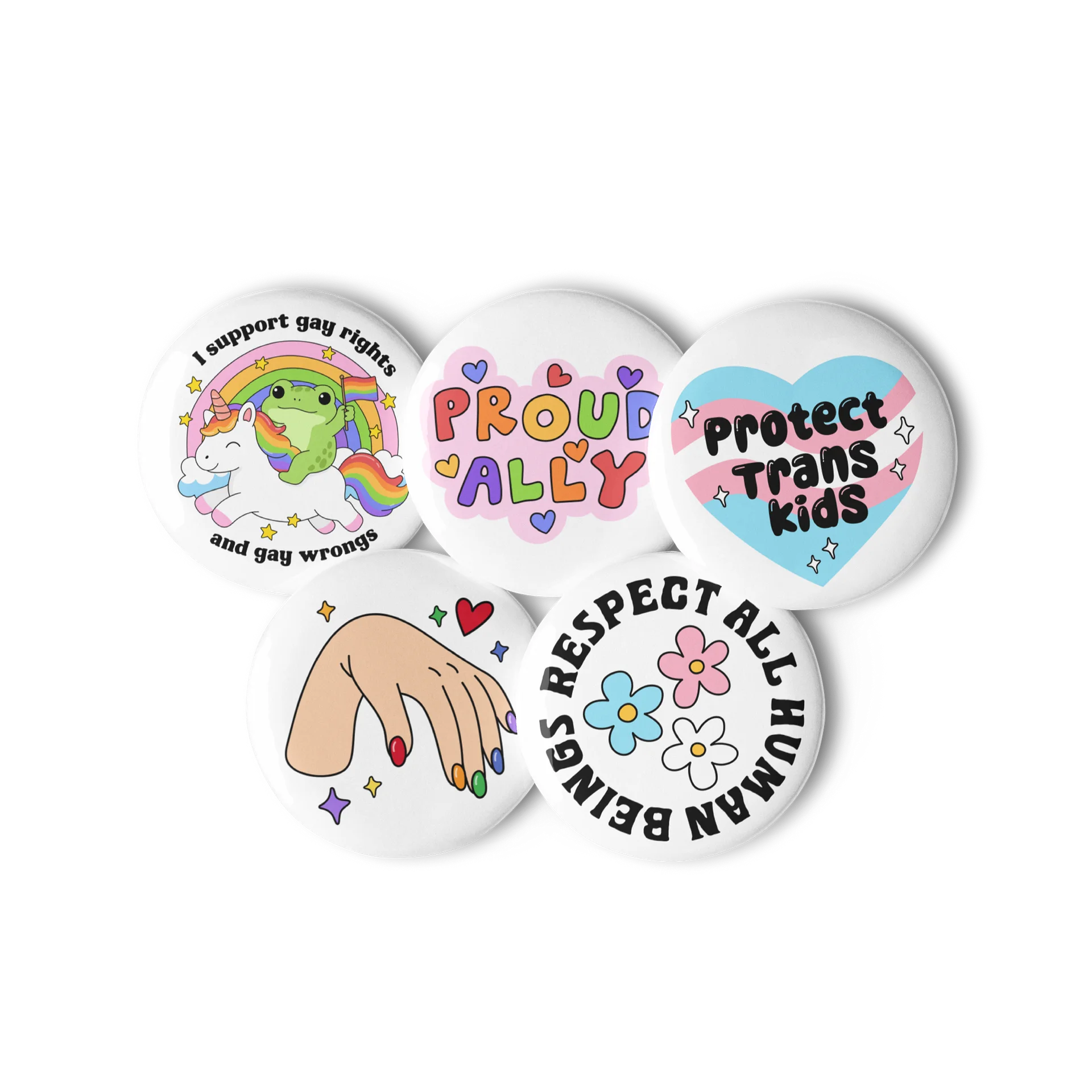 Firekin Pride Pin Set 1.25″ product image (2)
