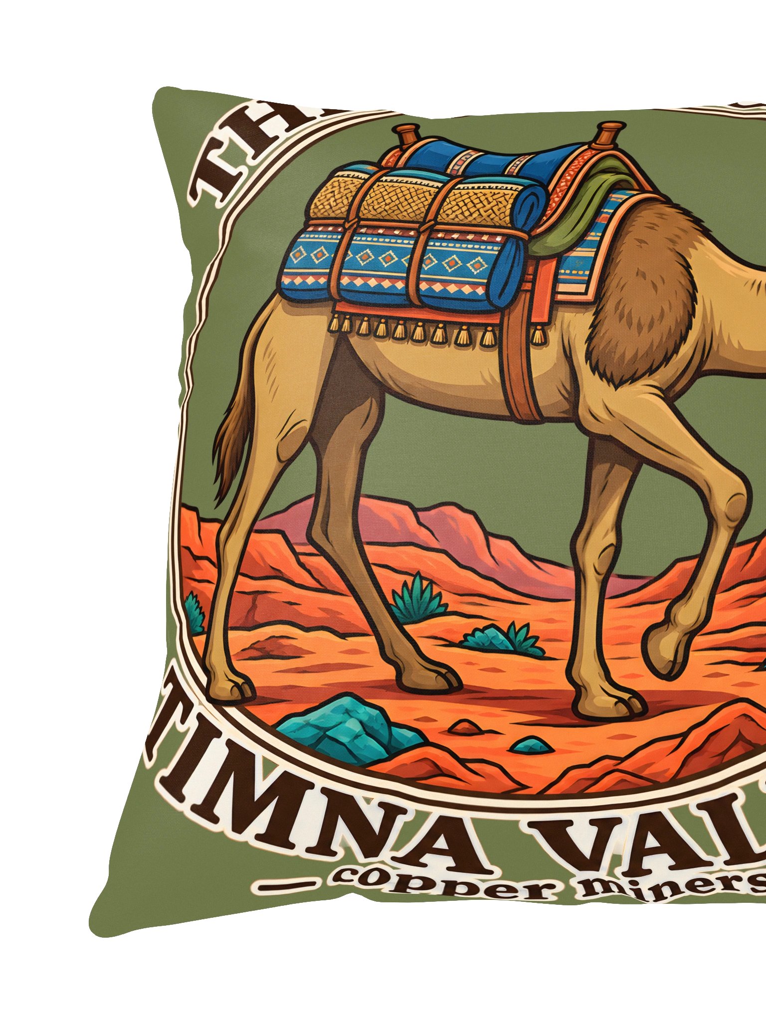 Timna Valley Silk Road Camel Pillow product image (3)