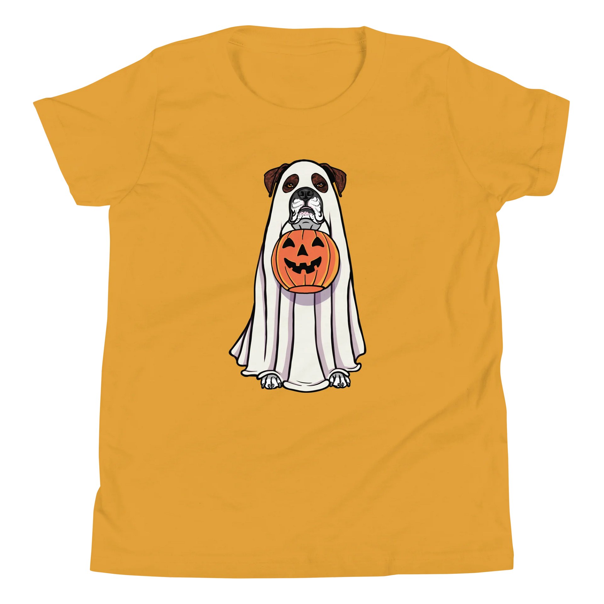 Halloween Boxer(Brindle) Youth T-Shirt product image (5)
