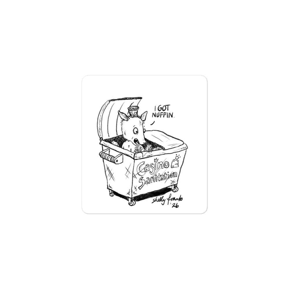 Possum got nuffin sticker product image (1)