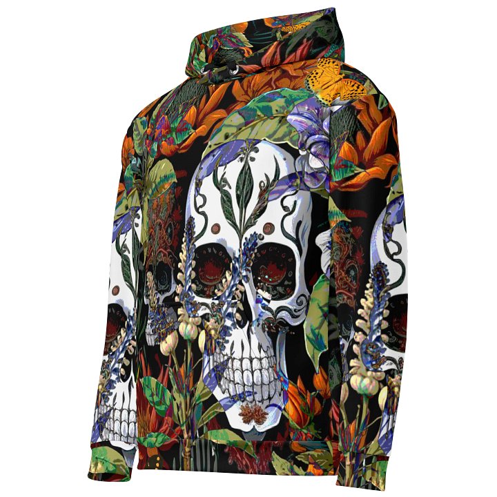 Fiesta de los Ancestros (Festival of the Ancestors) Eco-Friendly Canvas Hoodie product image (2)