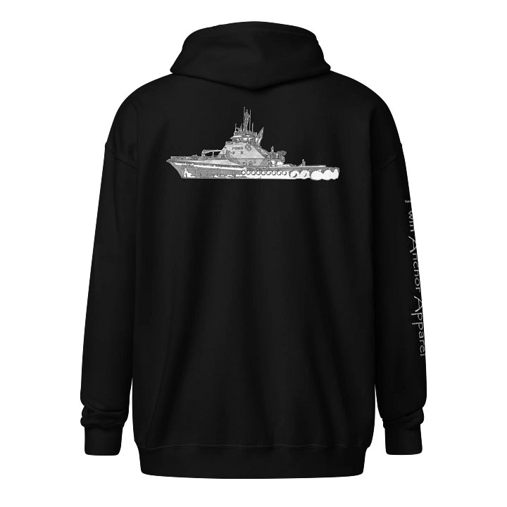 Sketch Garth Foss Tug – Maritime Heritage | Twin Anchor Apparel Fog Harbor Line product image (1)
