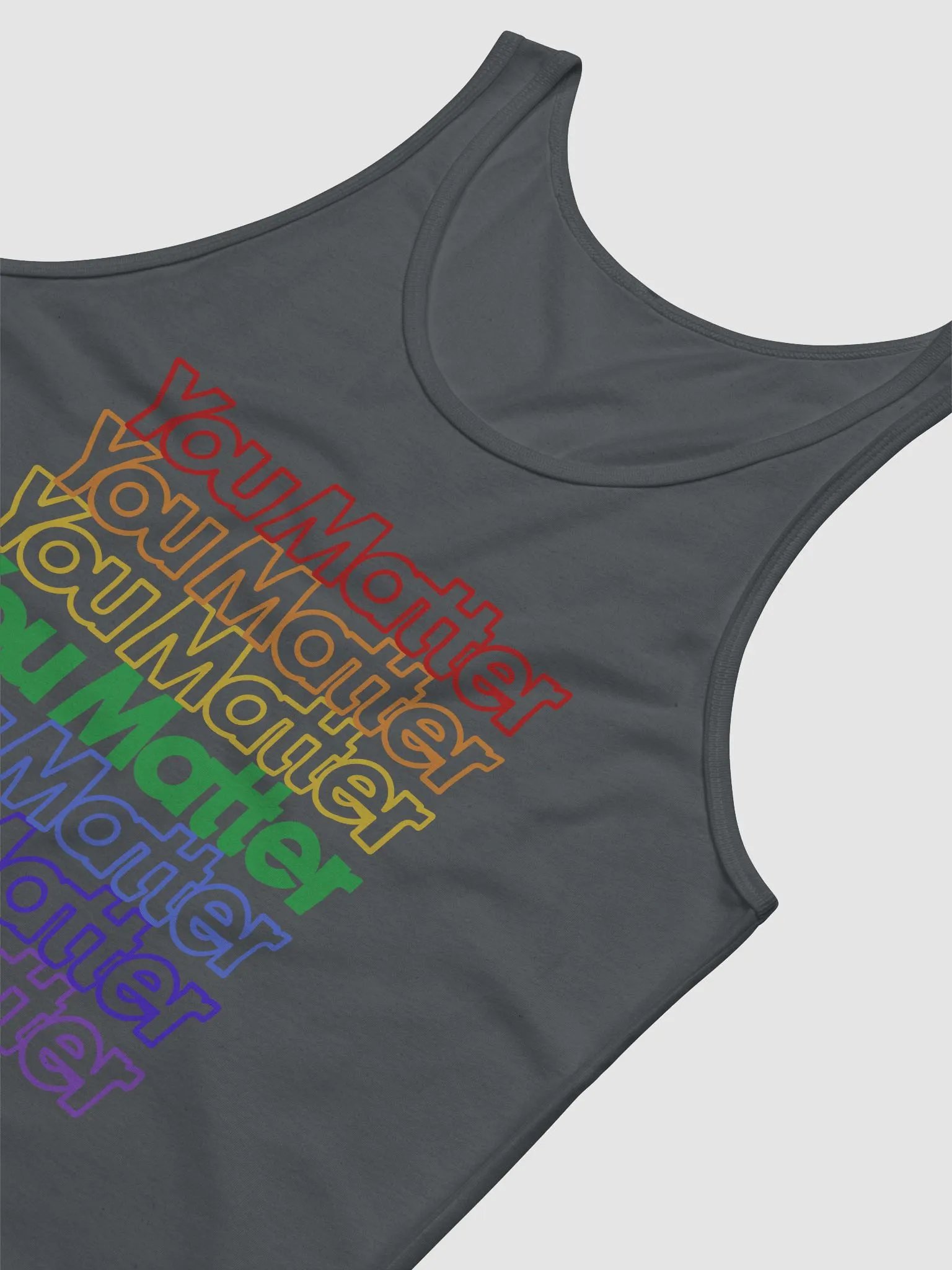 You Matter Fade (Pride) Tank Top (small shoulders) product image (36)