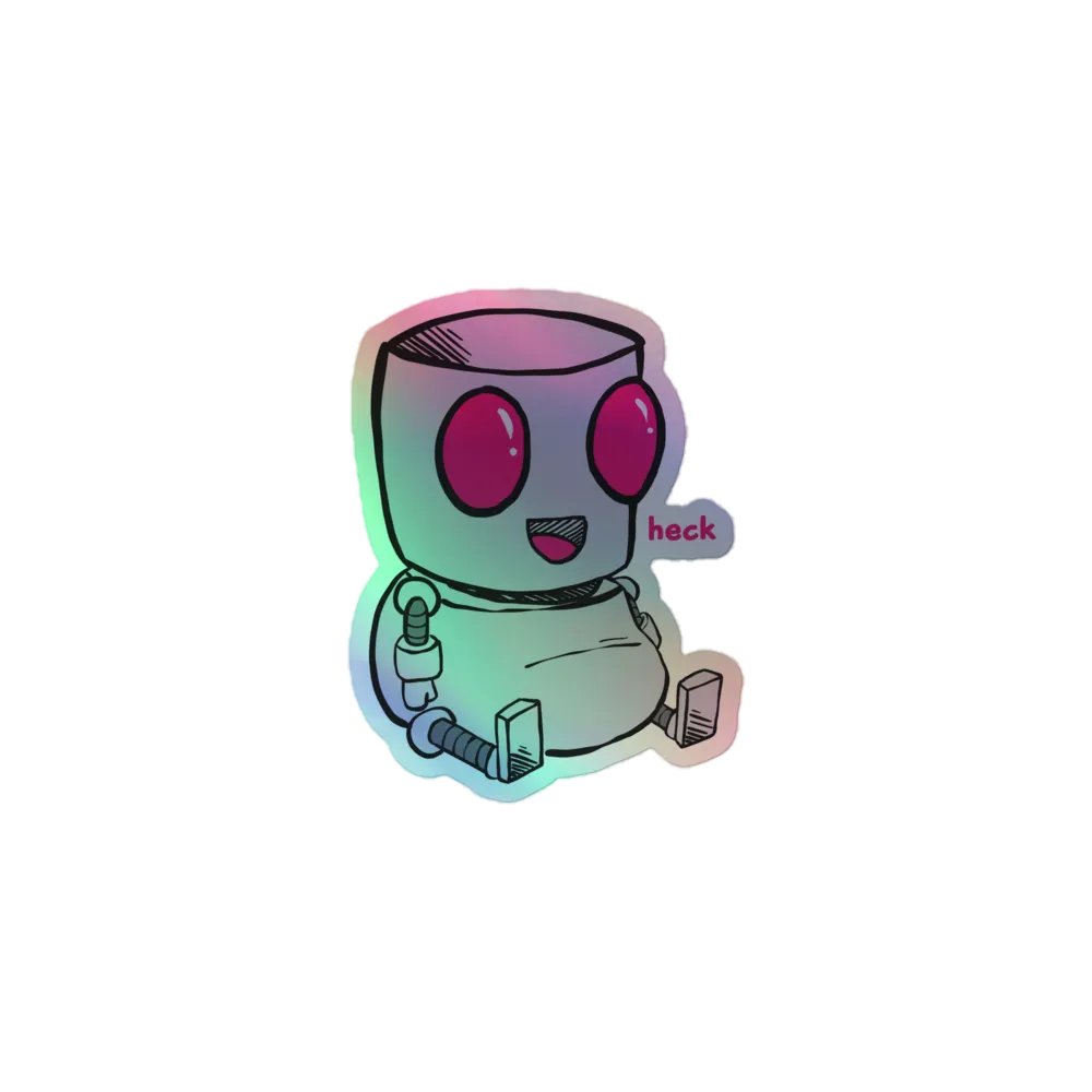 Heck Sticker Holographic product image (1)