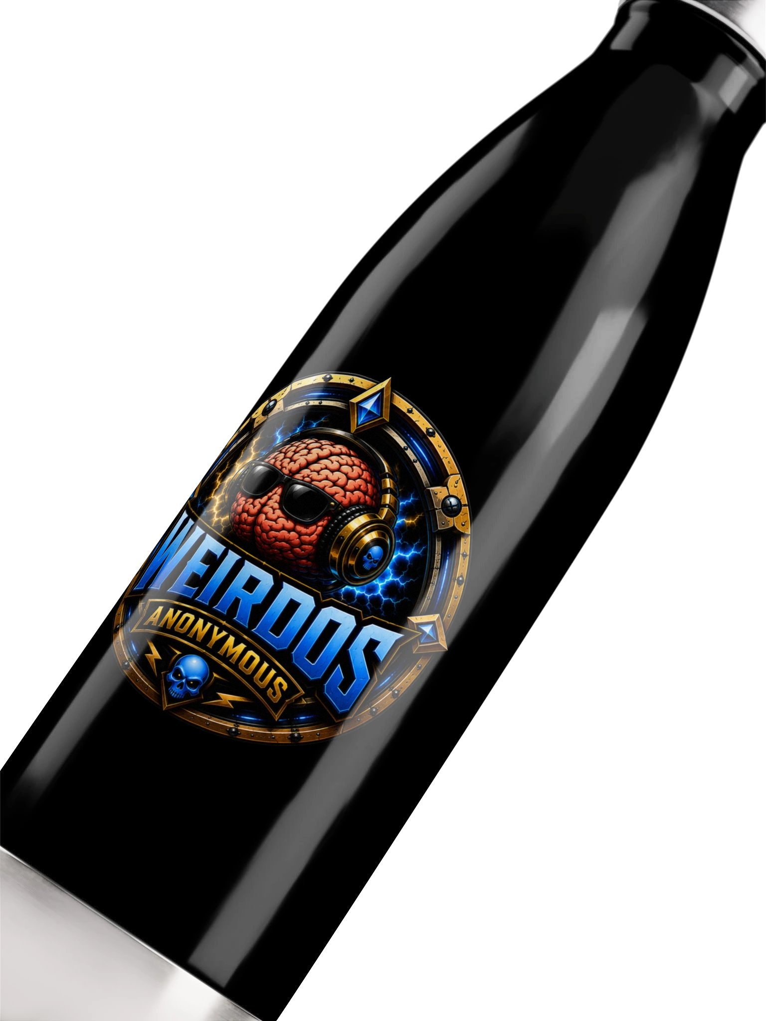Beard__Oh Weirdos Anonymous Water Bottle product image (5)