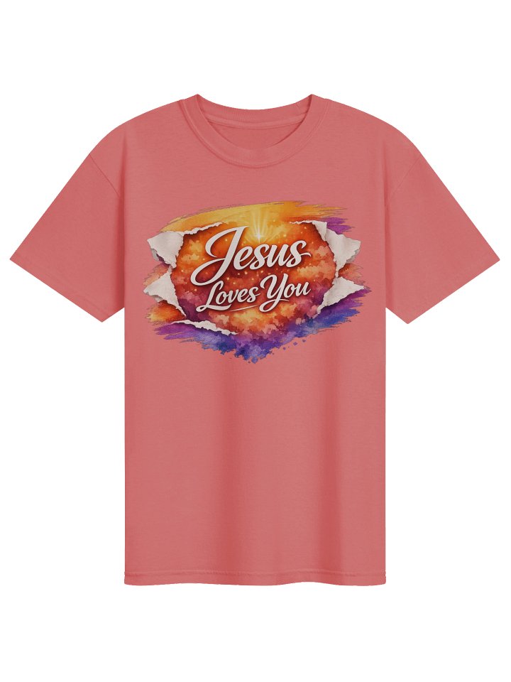 Jesus Loves You – Christian Inspirational Graphic T-Shirt product image (17)