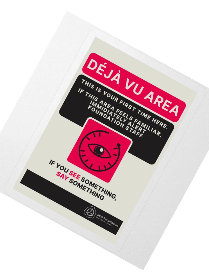 DEJA VU sticker product image (2)