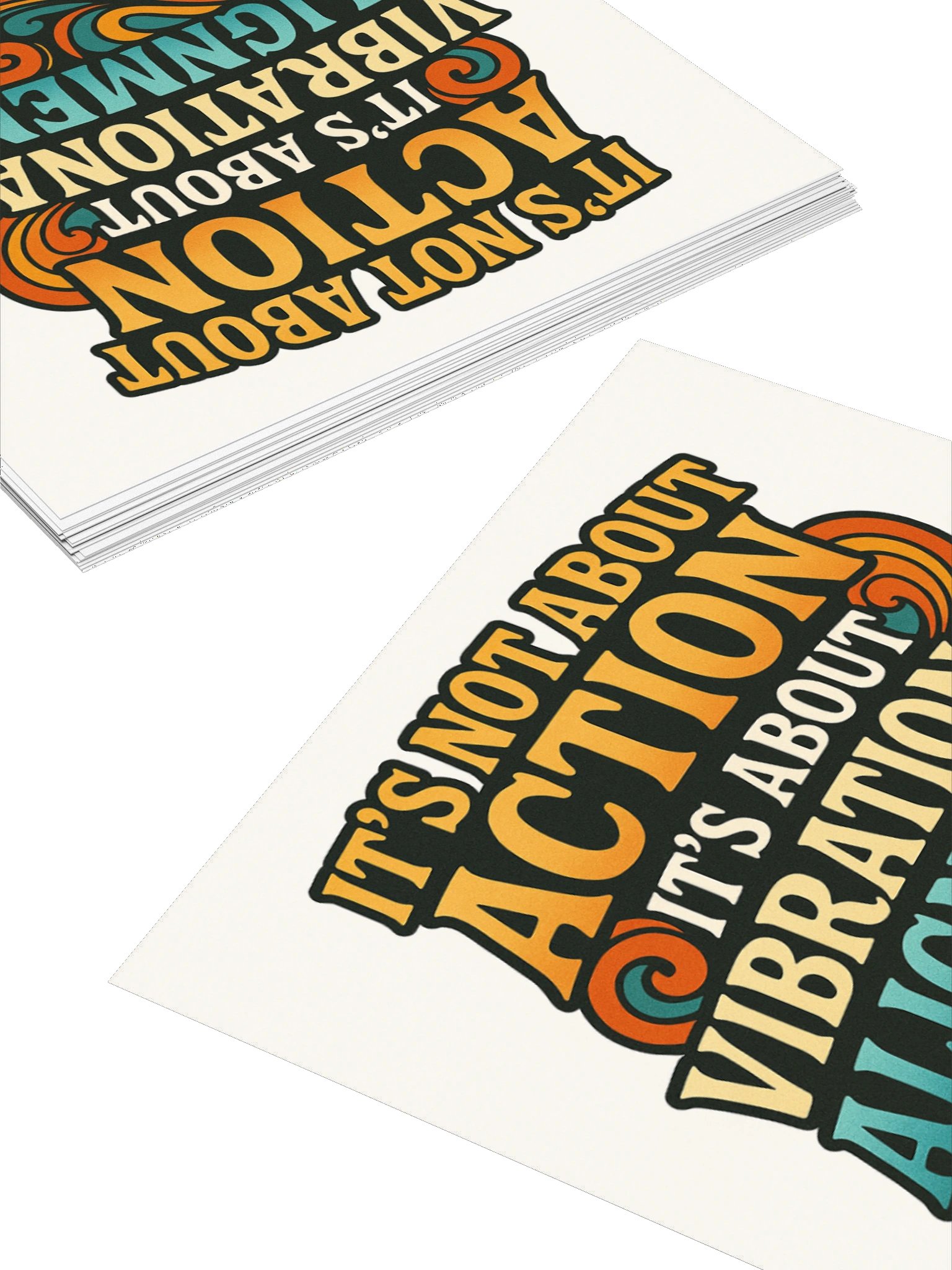 It's Not About Action Sticker product image (7)
