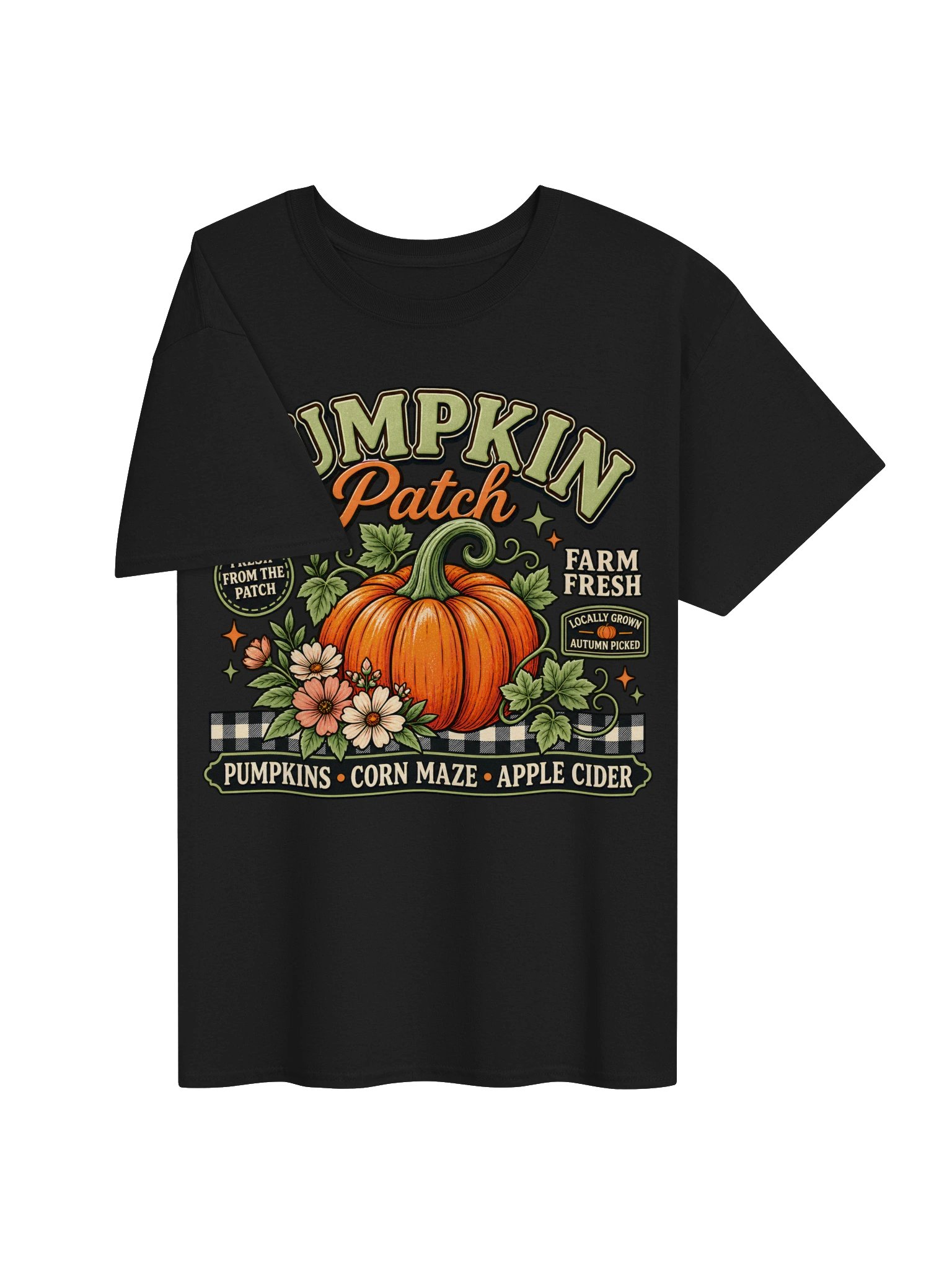 Pumpkin Patch T-Shirt - Vintage Autumn Graphic Tee product image (14)