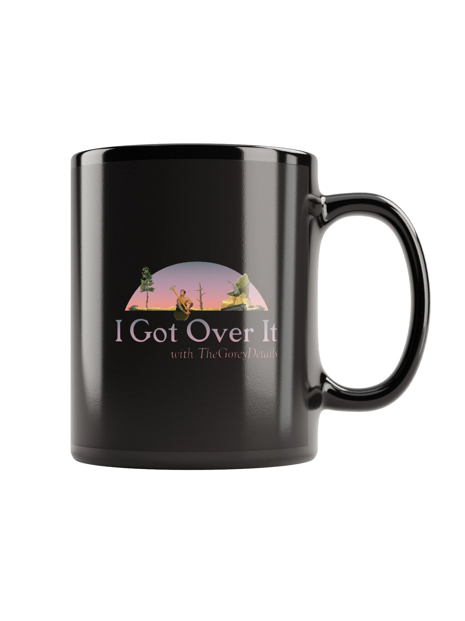 I Got Over It - Black Glossy Mug product image (5)