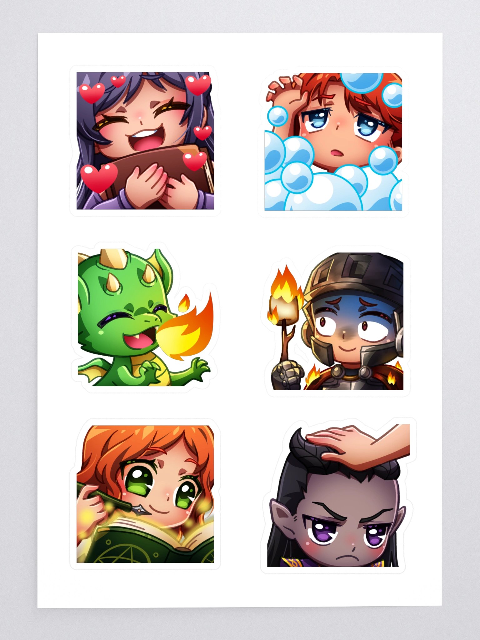 Legends and Librarians Sticker Sheet 1 product image (2)