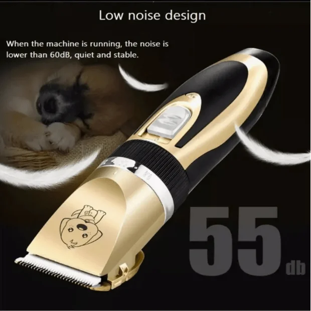 Cordless Rechargeable Pet Grooming Clippers - Low Noise Cat & Dog Trimmer product image (5)