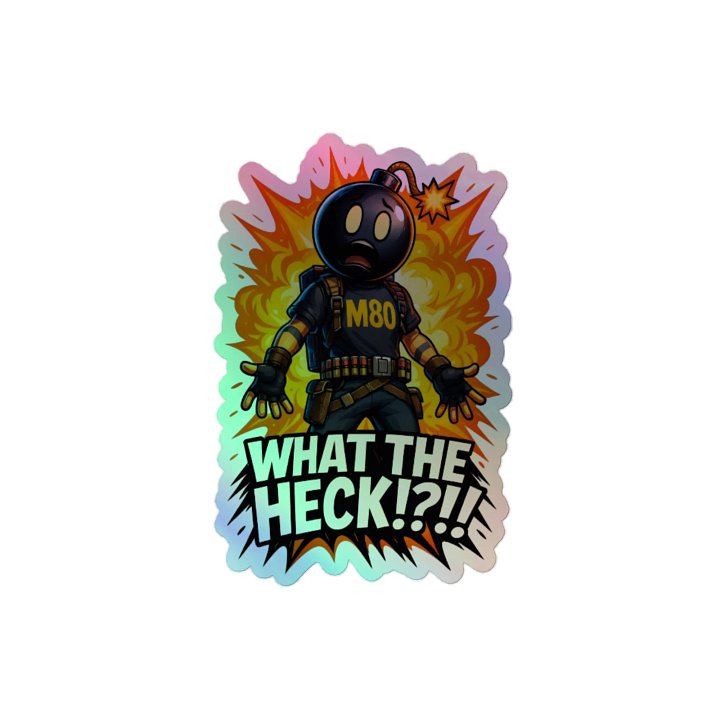 What the heck sticker product image (2)