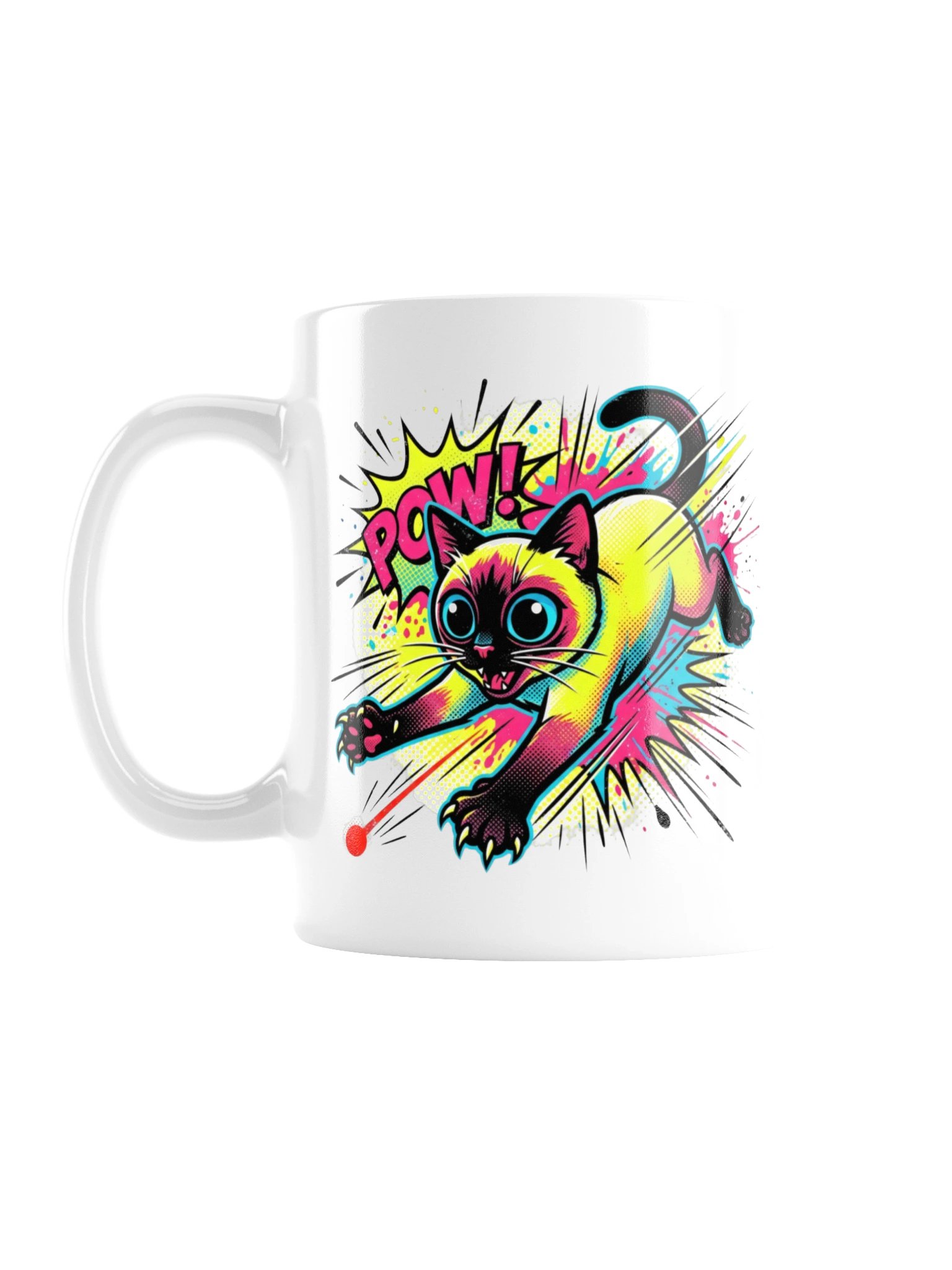 Laser Chase Siamese Mug product image (1)