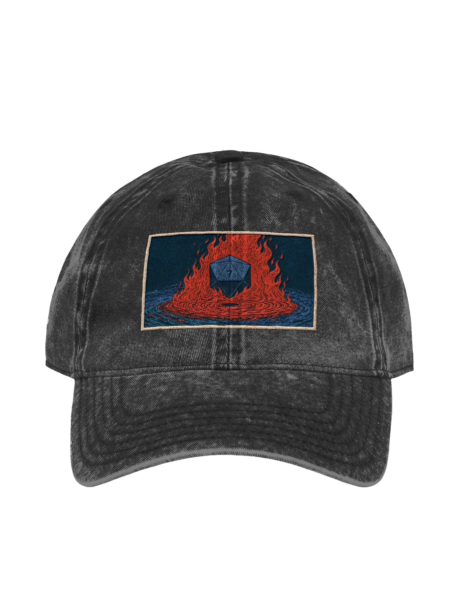 MAGIC SEVEN - EMBROIDERED FADED DAD HAT product image (2)