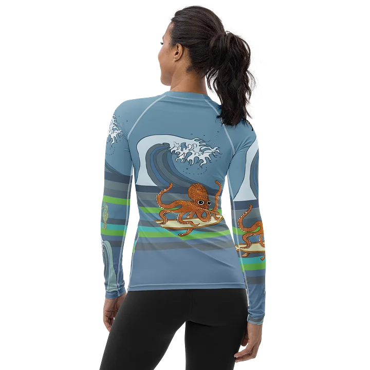 Octopus Wave Women's Rash Guard product image (2)