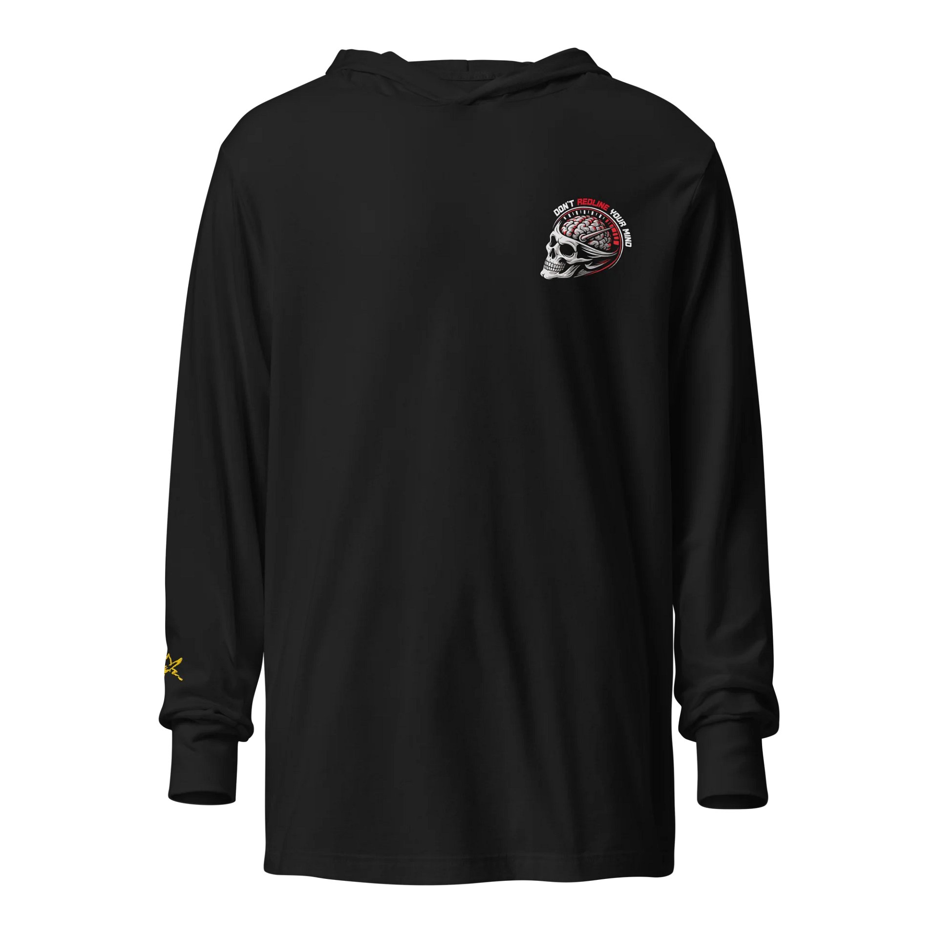 Don’t Redline Hooded Long Sleeve Tee product image (1)