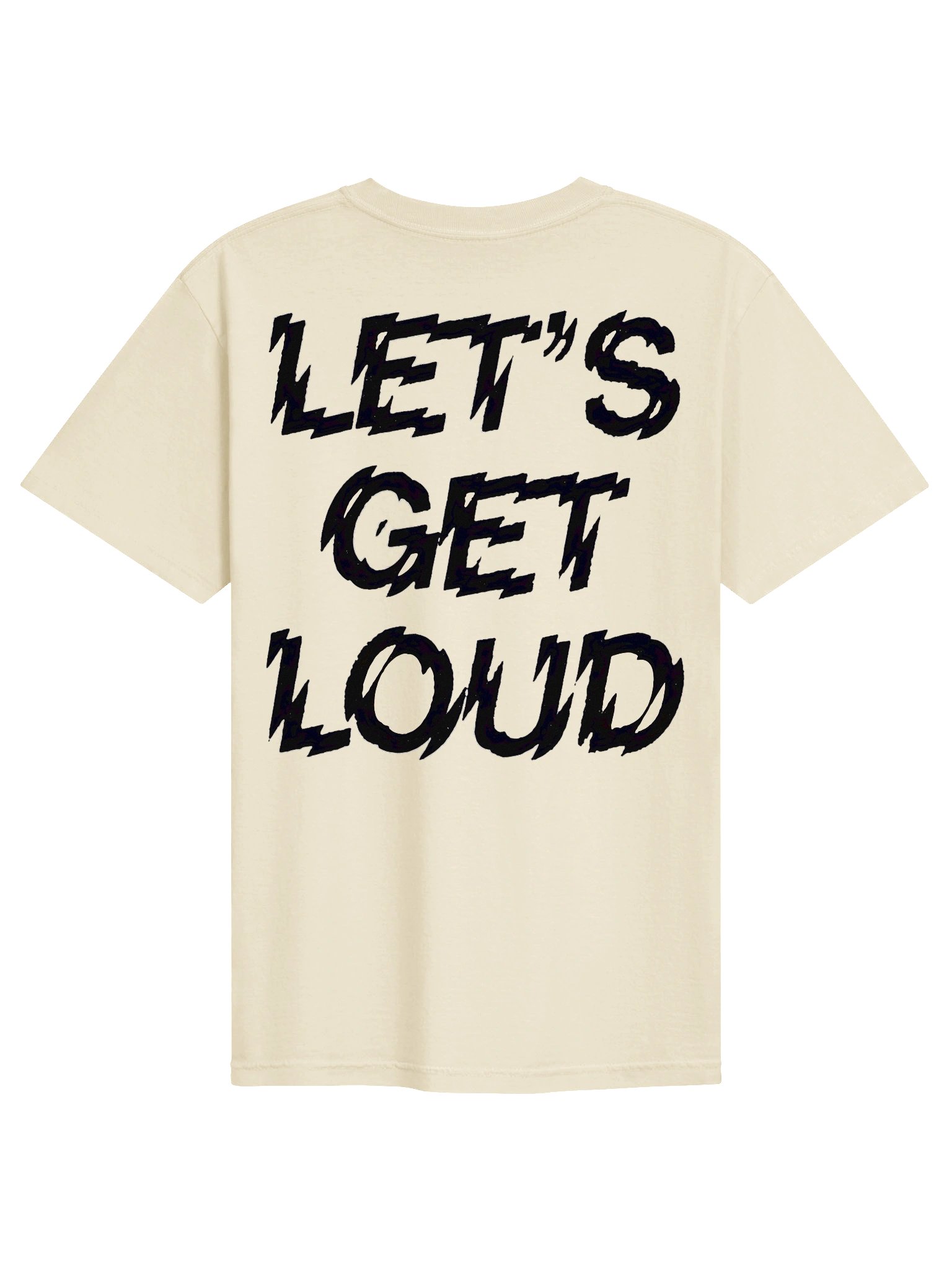 Let's Get Loud Tee (Vintage Cream) product image (2)
