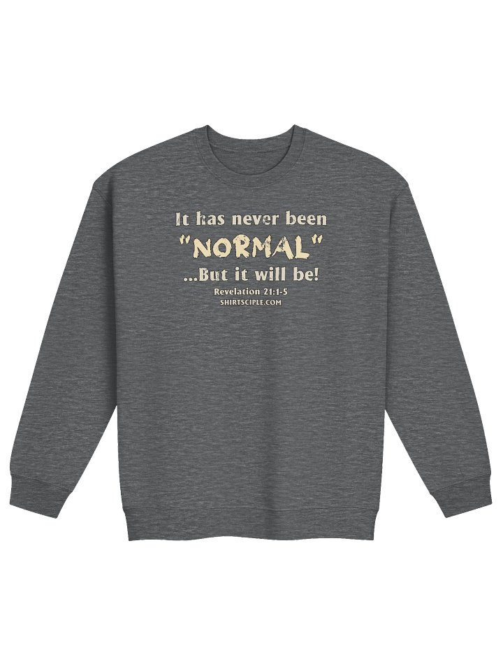 It has never been normal Sweatshirt product image (1)