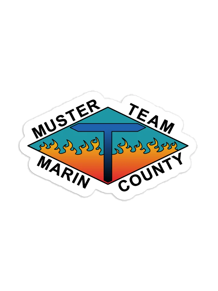 Diamond T, Marin County Muster Team Vinyl Decal - Water Resistant product image (1)