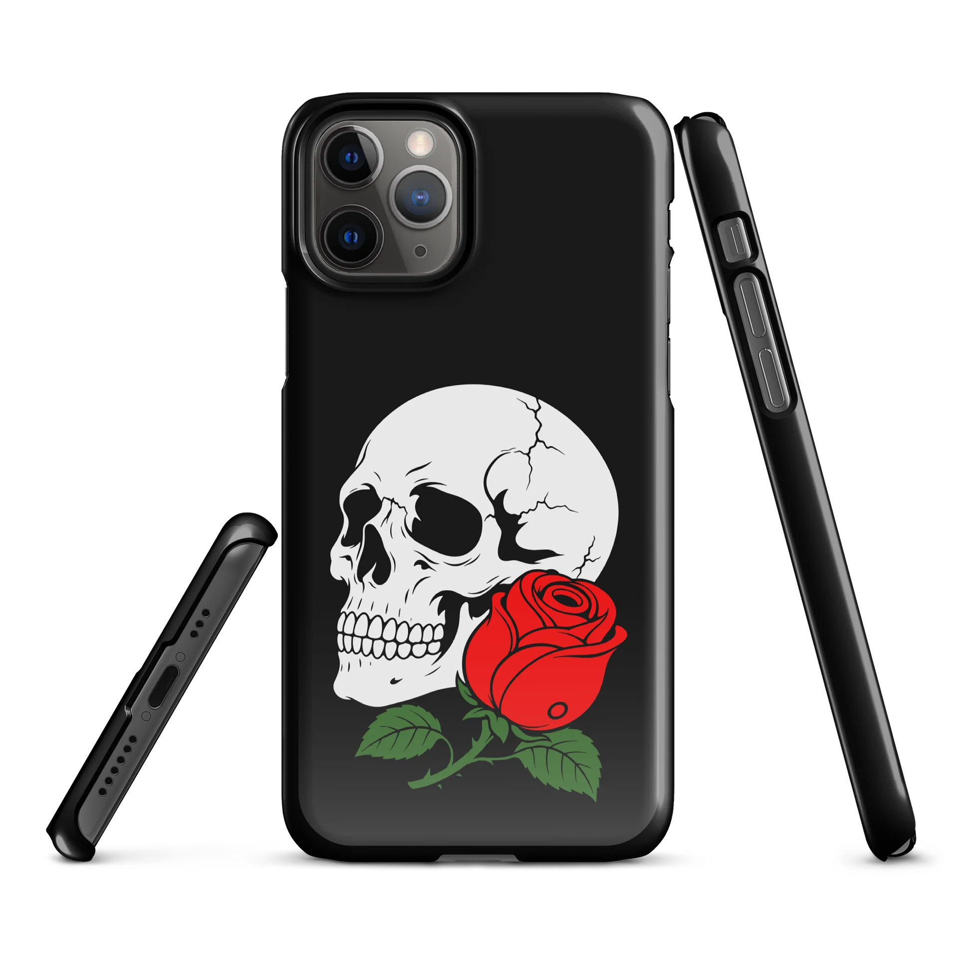Skull & Rose Phone Snap Case for iPhone product image (1)