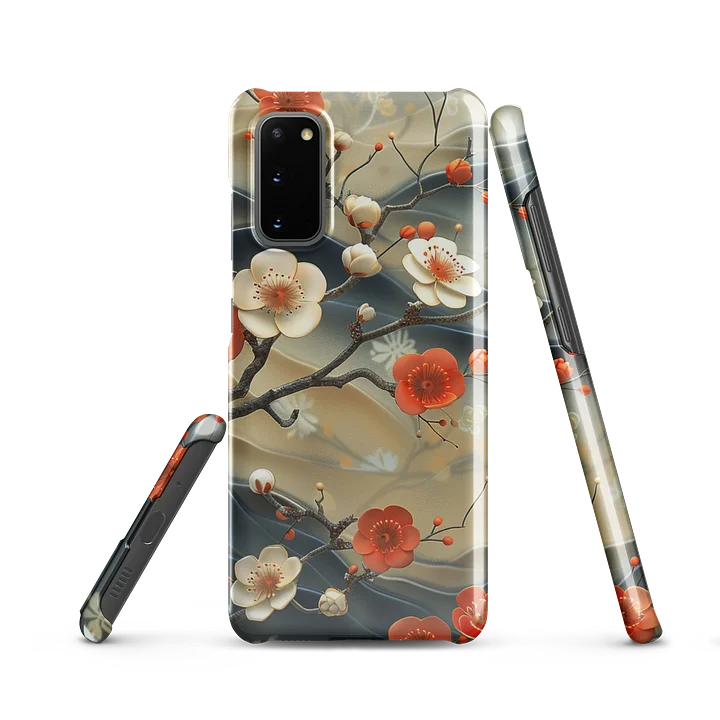 Traditional Japanese Floral Samsung Case - Plum Blossom Aesthetic Cover product image (4)