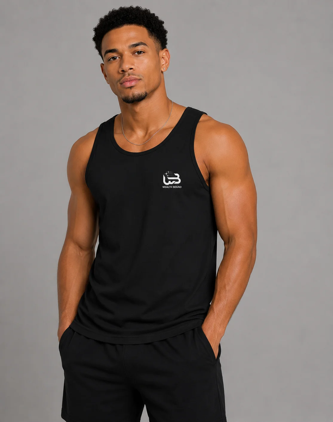 Black Garment-Dyed Tank Top product image (1)