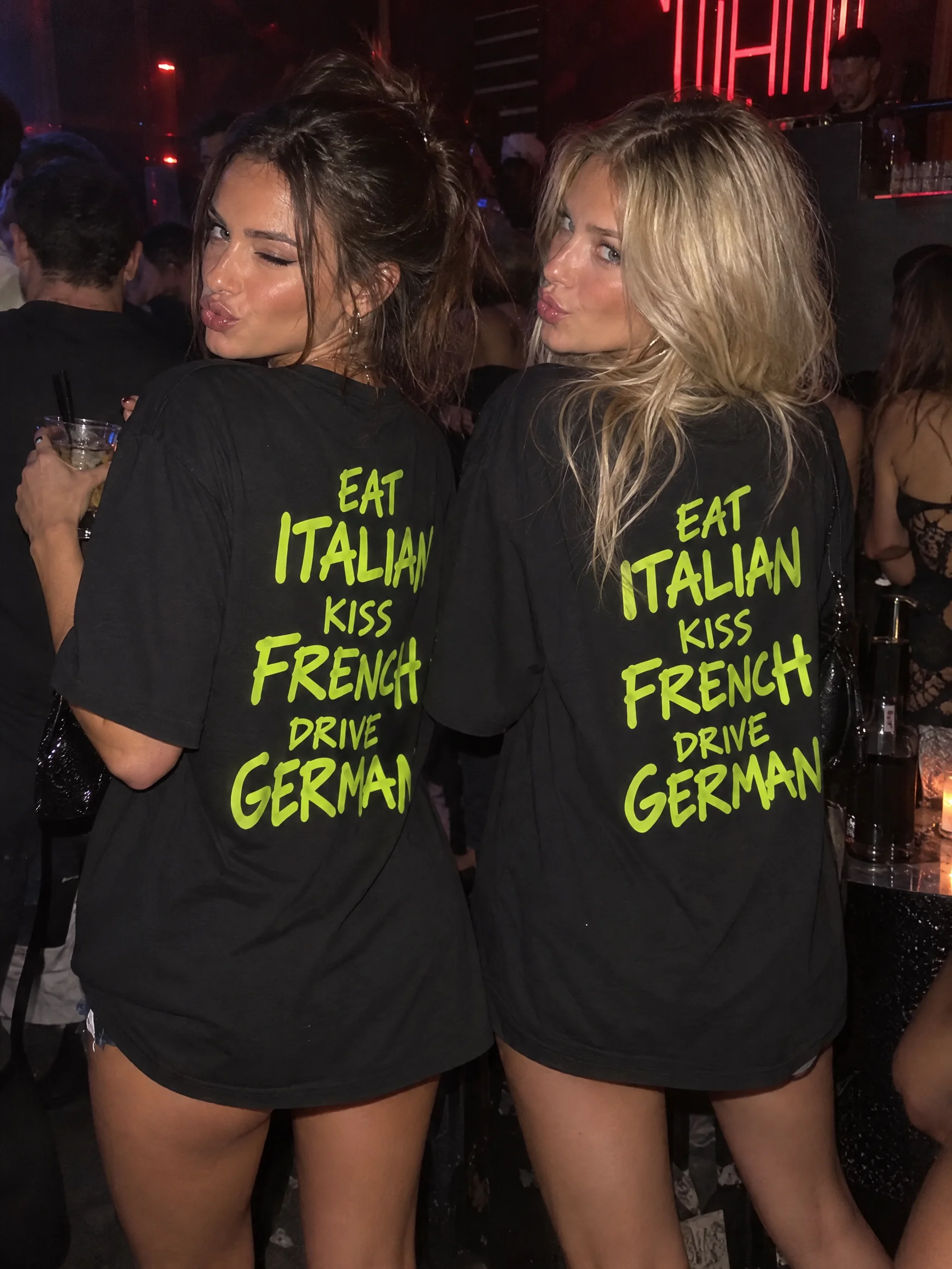 Eat Italian. Kiss French. Drive German #2 — Black — photo 1 of 12