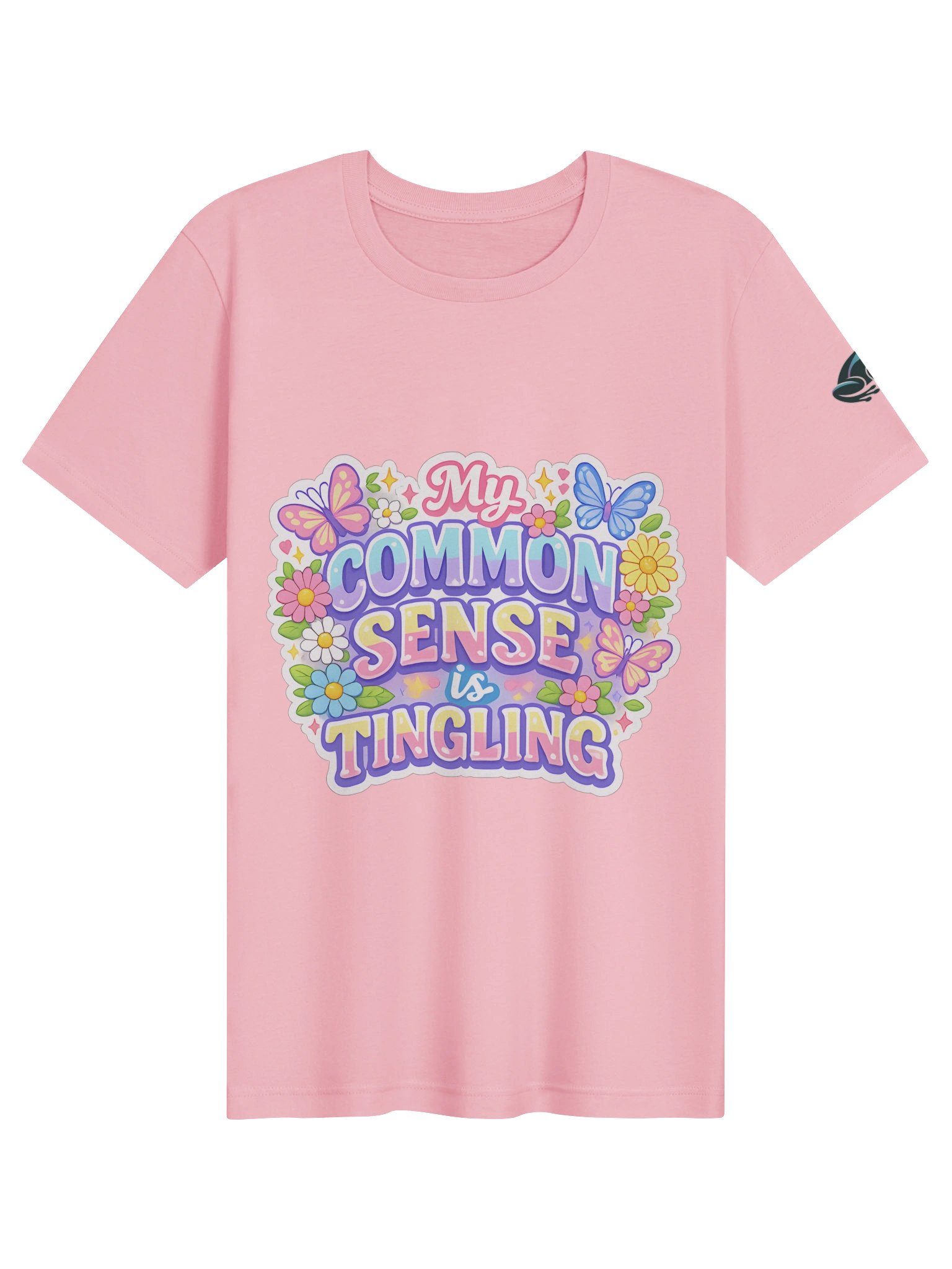 My Common Sense Is Tingling Sticker Tee product image (3)
