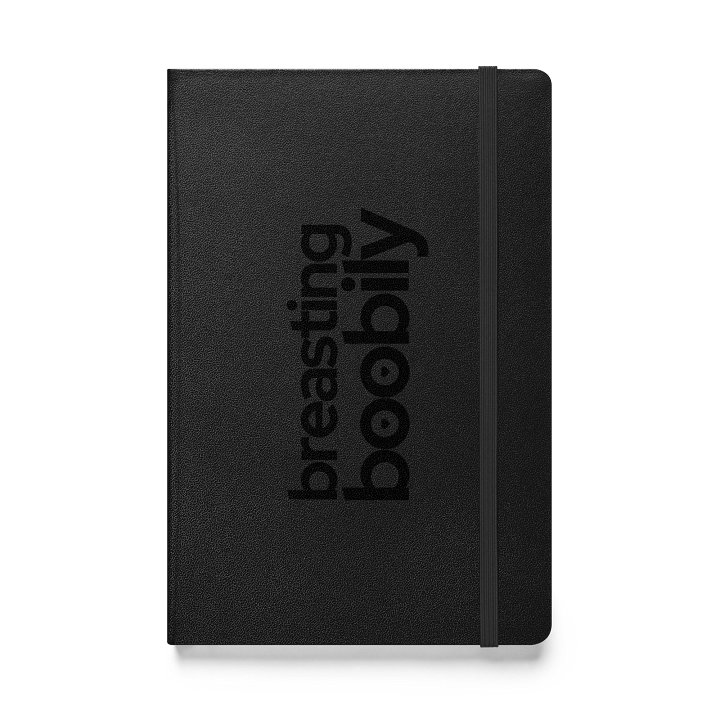 breasting boobily hardcover journal product image (1)