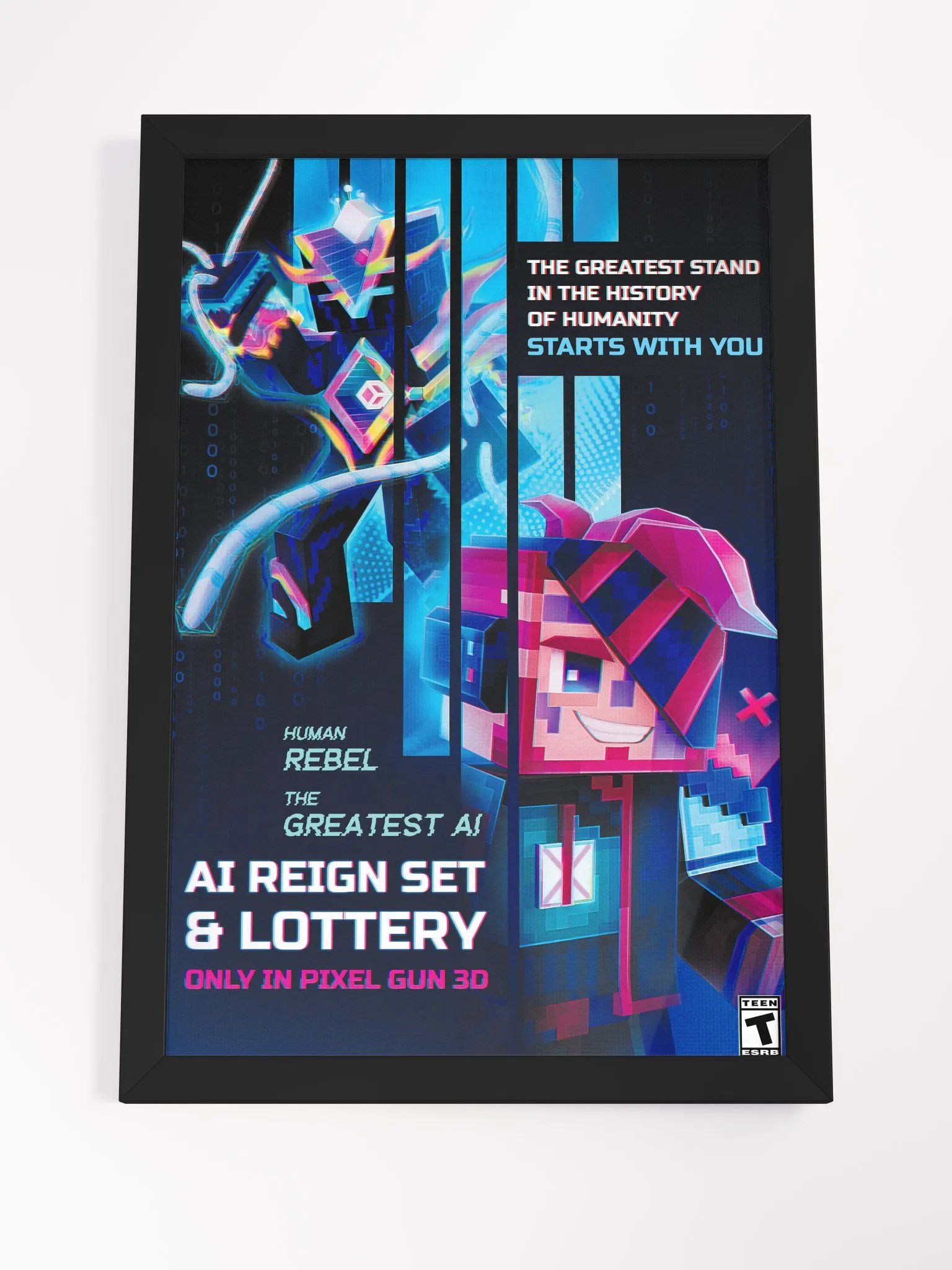AI Art Poster + Text Framed product image (15)