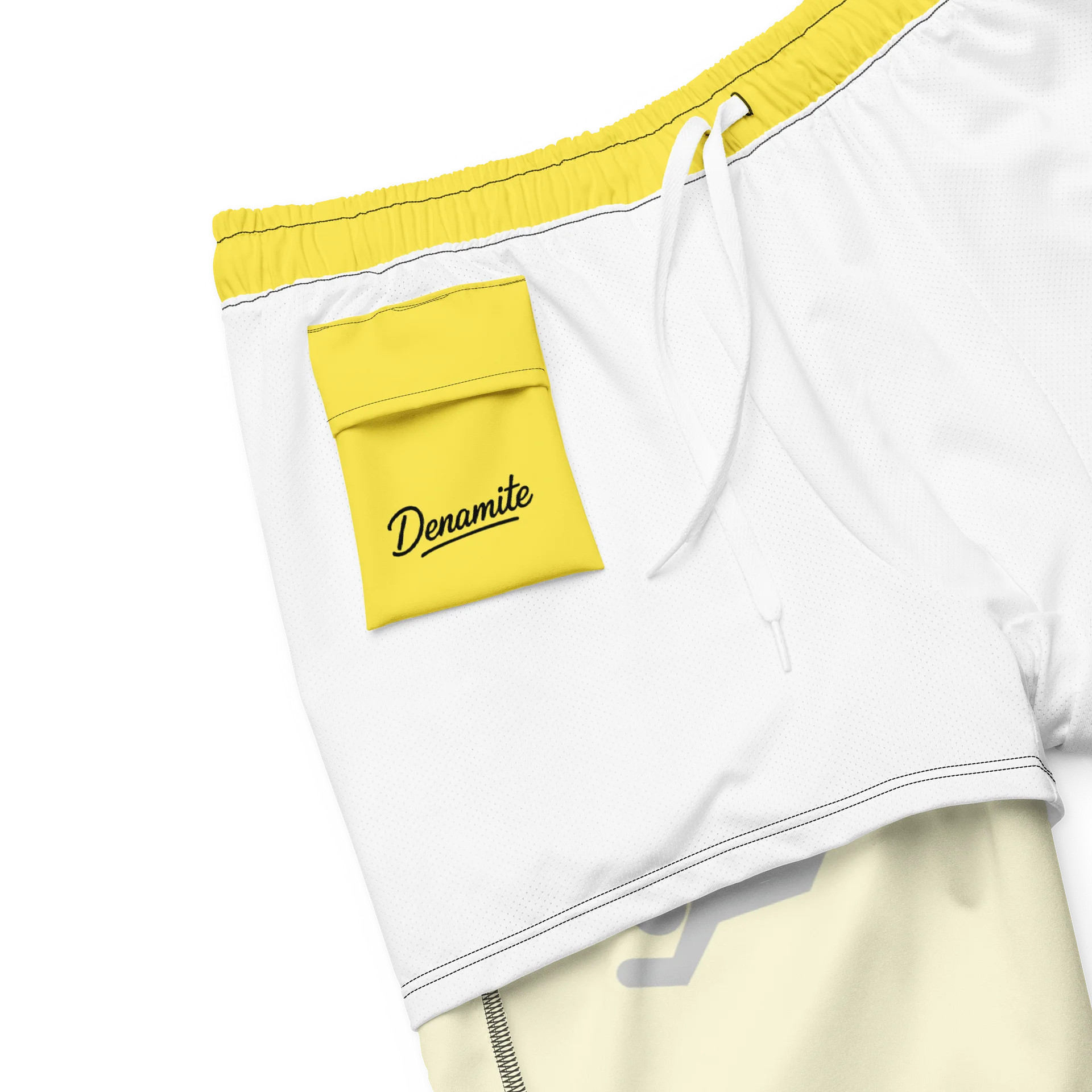DANGER! - Yellow/Black Swim Trunks product image (8)