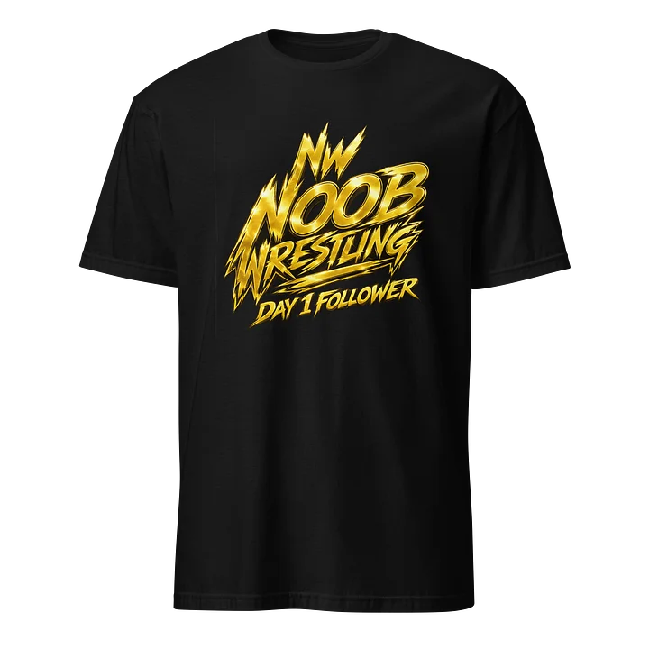 **LIMITED EDITION**Black and gold Noob Wrestling T-SHIRT product image (1)