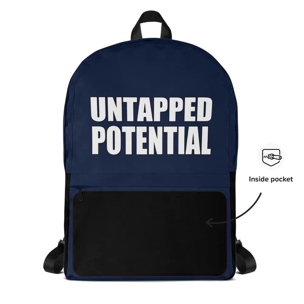 Untapped Potential Navy Blue Backpack product image (3)