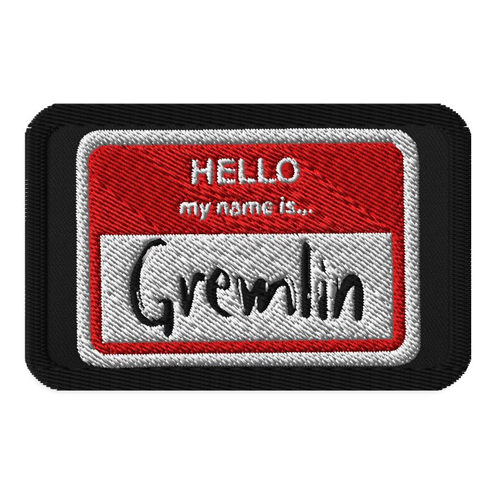 Hello, my name is... Patch product image (1)