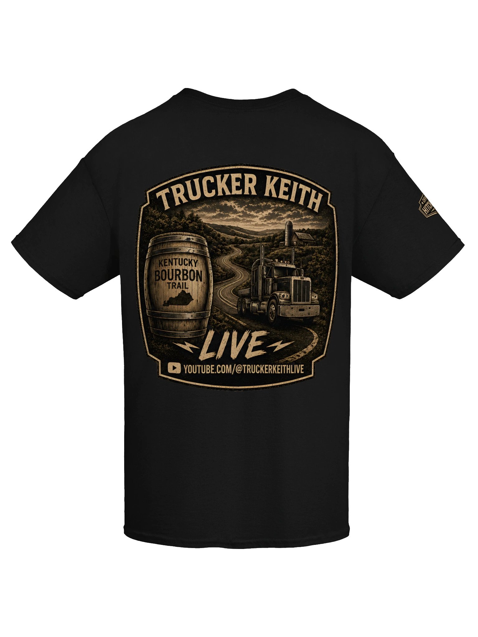Trucker Keith Live Trucker Emblem Tee product image (7)