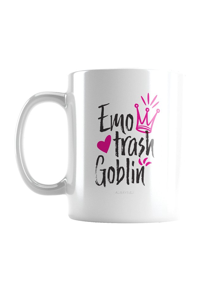 Emo Trash Goblin White Glossy Mug product image (1)